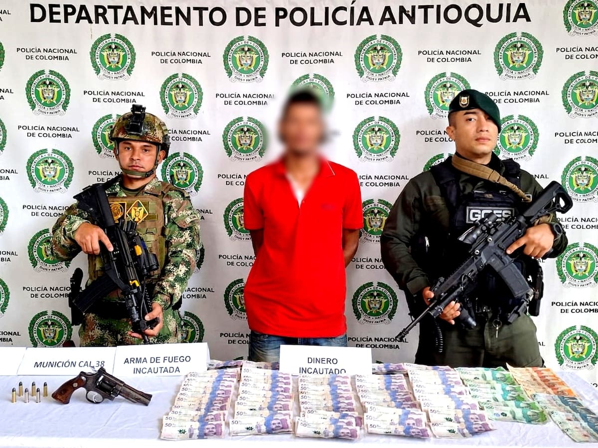 Capturan a integrante de un grupo criminal cuando extorsionaba la comunidad