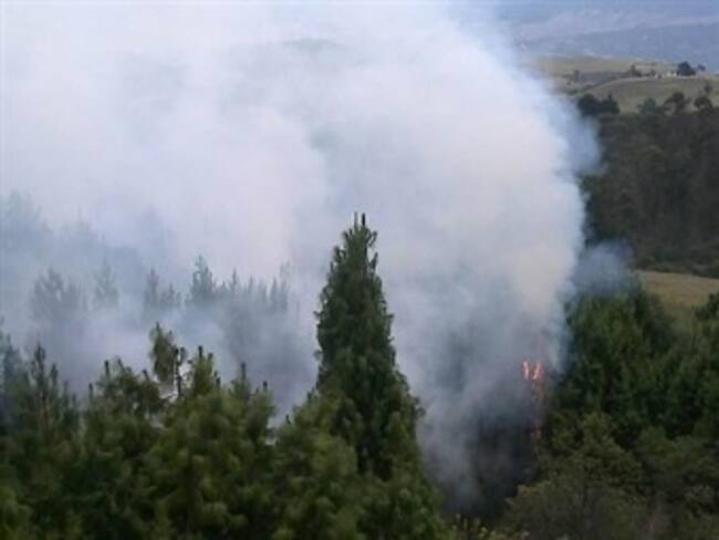 Más de tres hectáreas consumidas deja incendio en zona rural de Bogotá