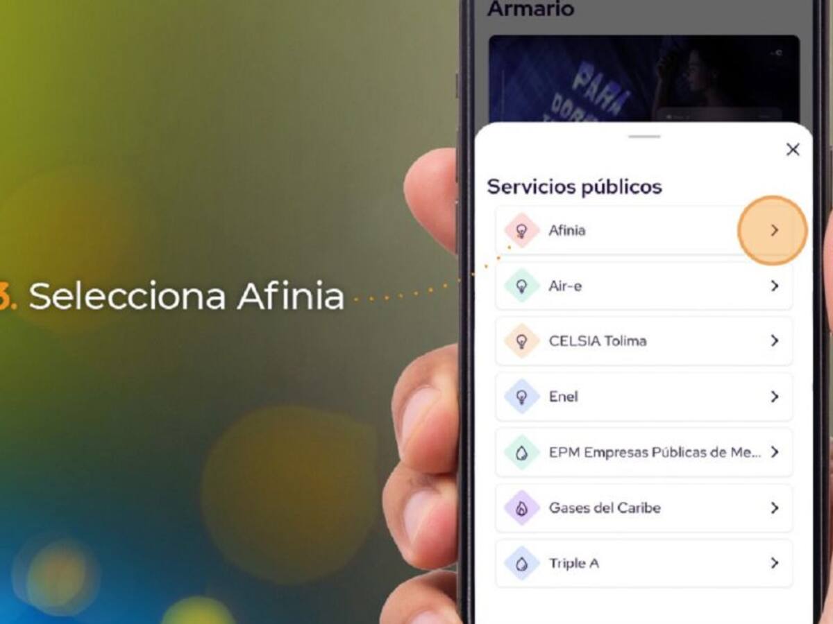 Factura de energía de Afinia también se puede pagar a través de Nequi