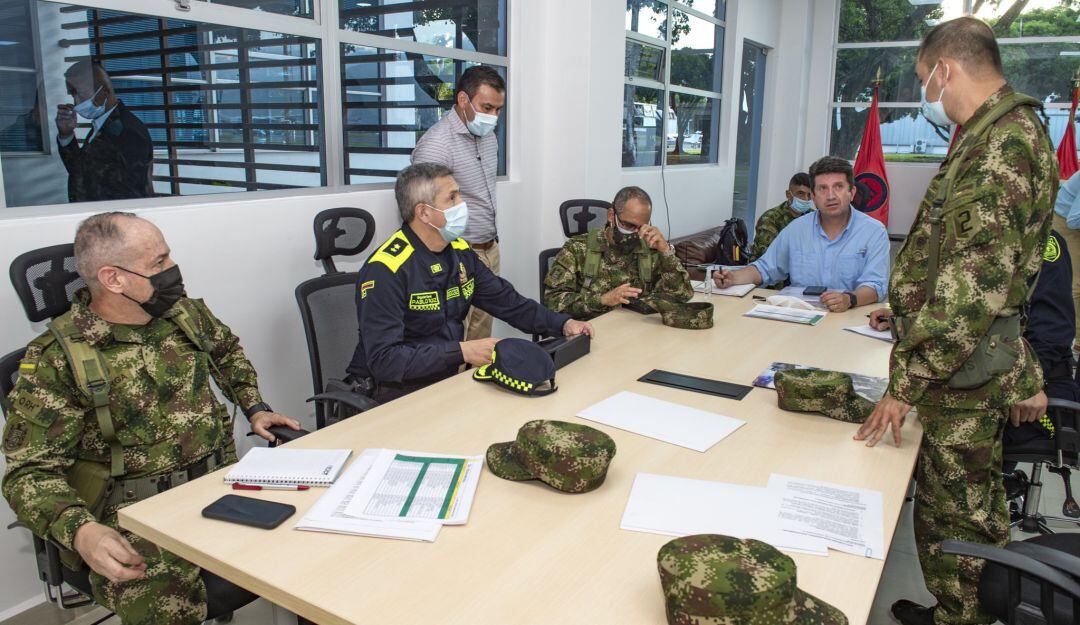 Ministro Diego Molano en su visita al Valle del Cauca