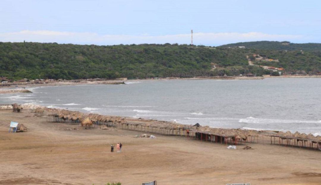 Una de las playas del departamento