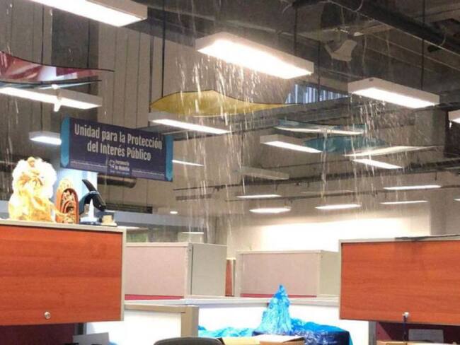 Las instalaciones físicas de la personería son objeto de constantes inundaciones en temporada de lluvias