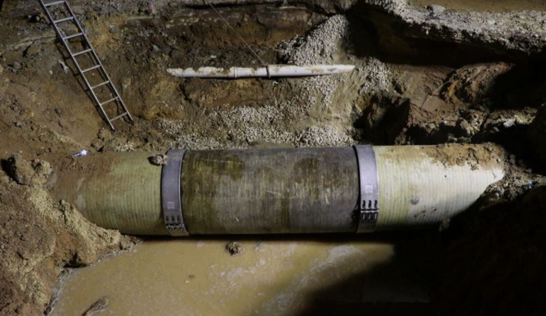 Reparación de tubería