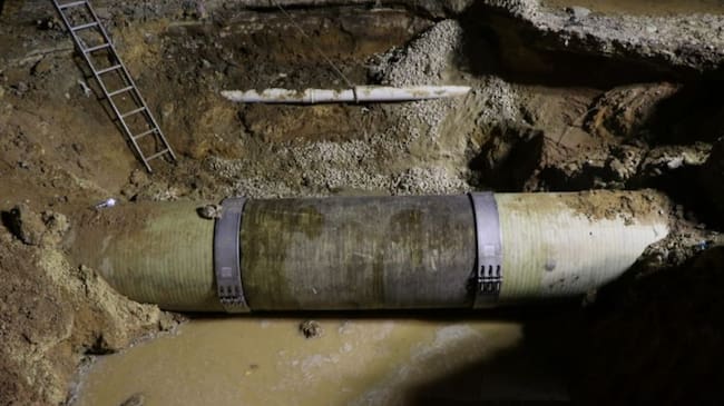 Reparación de tubería