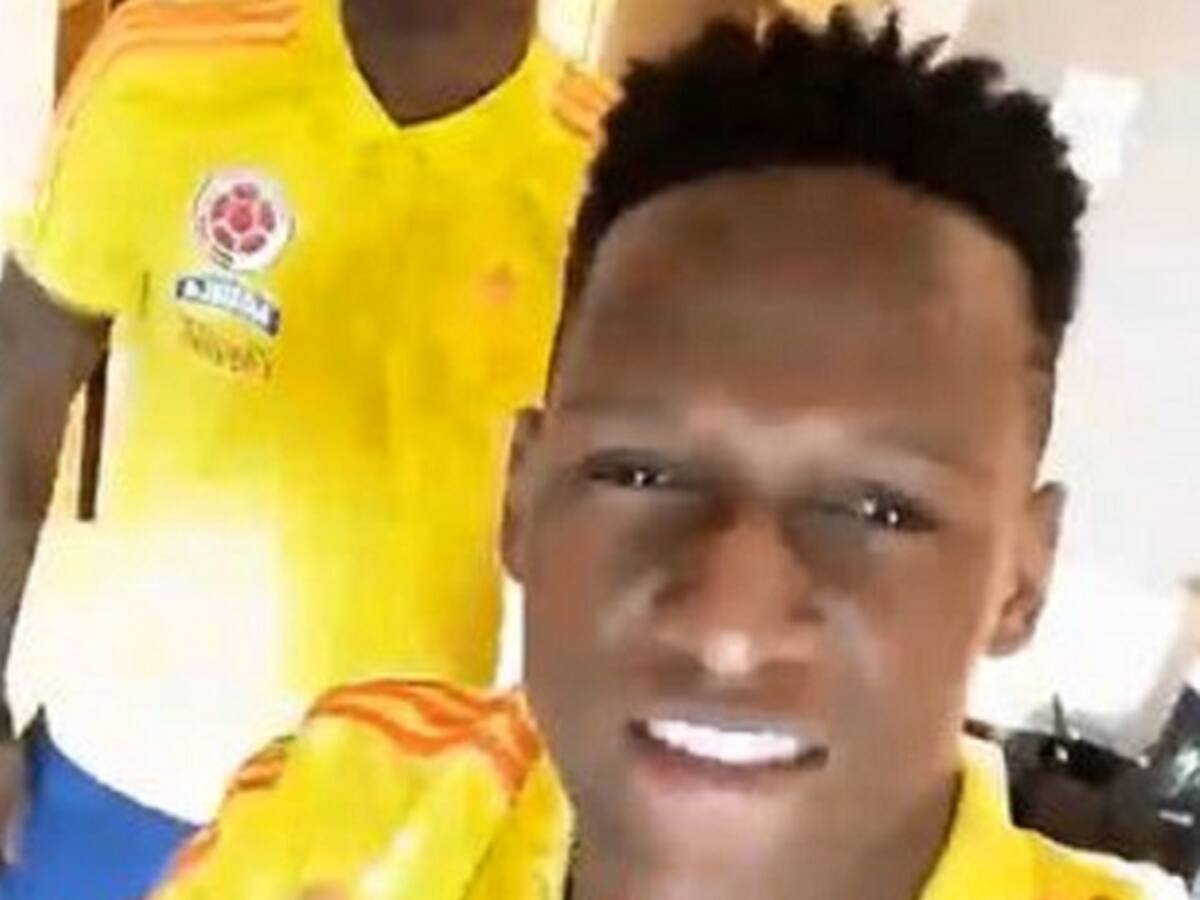 Yerry Mina ya baila con la Selección Colombia