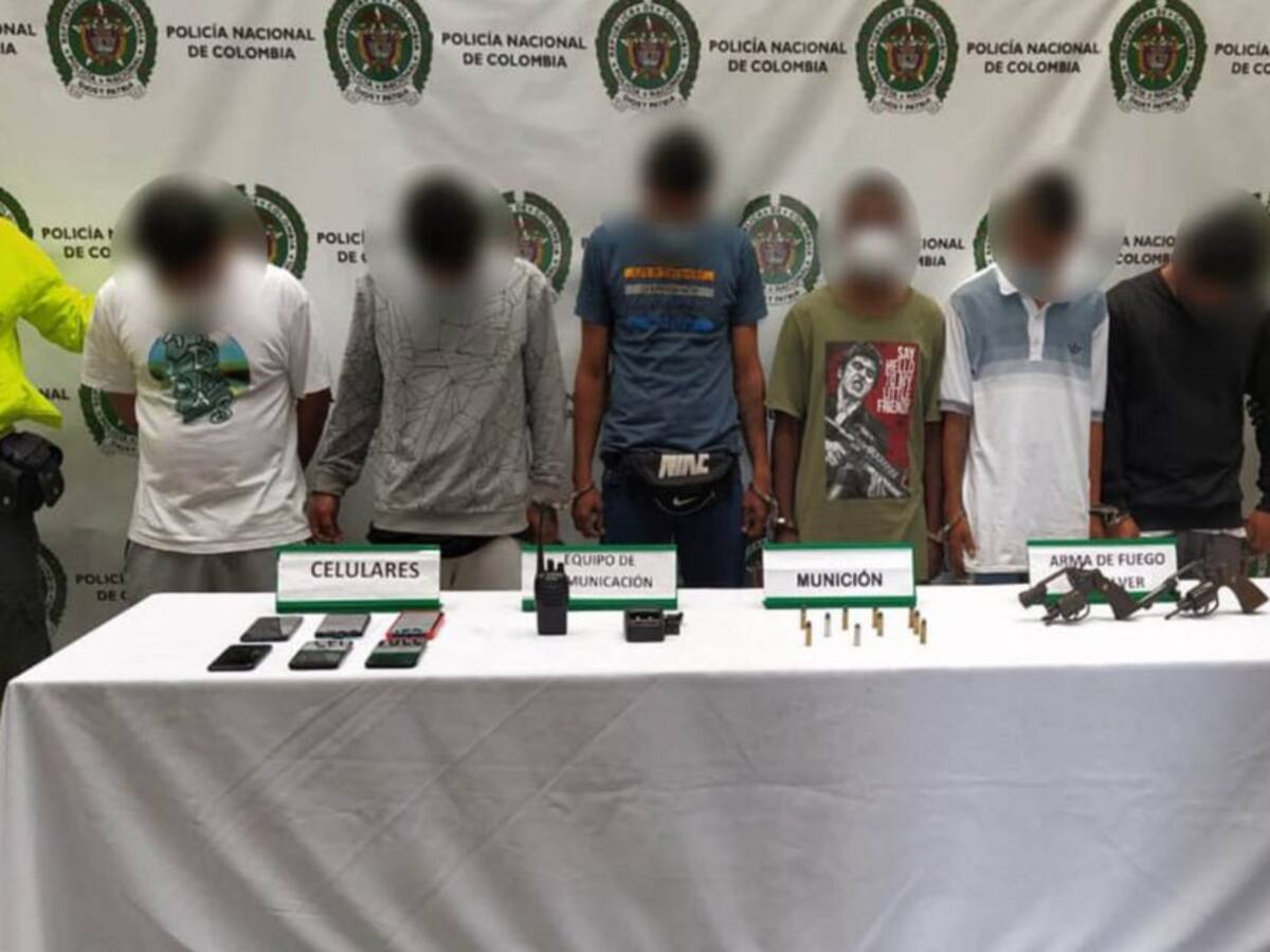 Con seis capturas, dan duro golpe a grupo delincuencial en Robledo