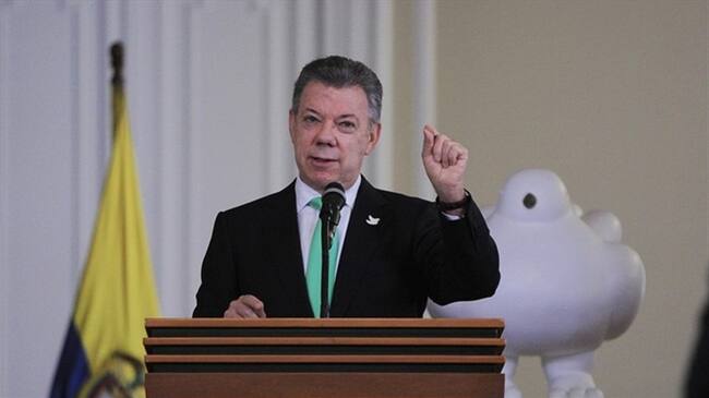 Santos anuncia proyecto para rendir honores a los veteranos de la guerra. Foto: Colprensa