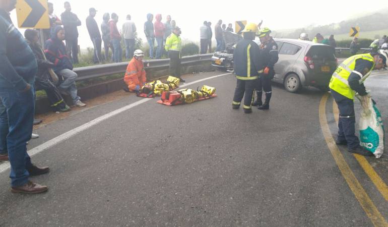 Accidente de tránsito en el sector de Las Margaritas