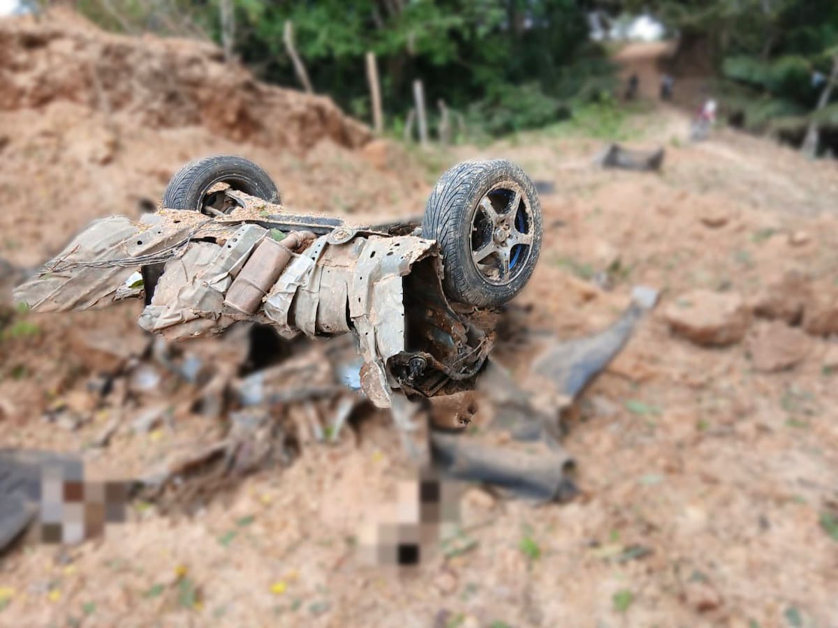 Padre e hijo mueren en atentado con explosivos en el Cesar