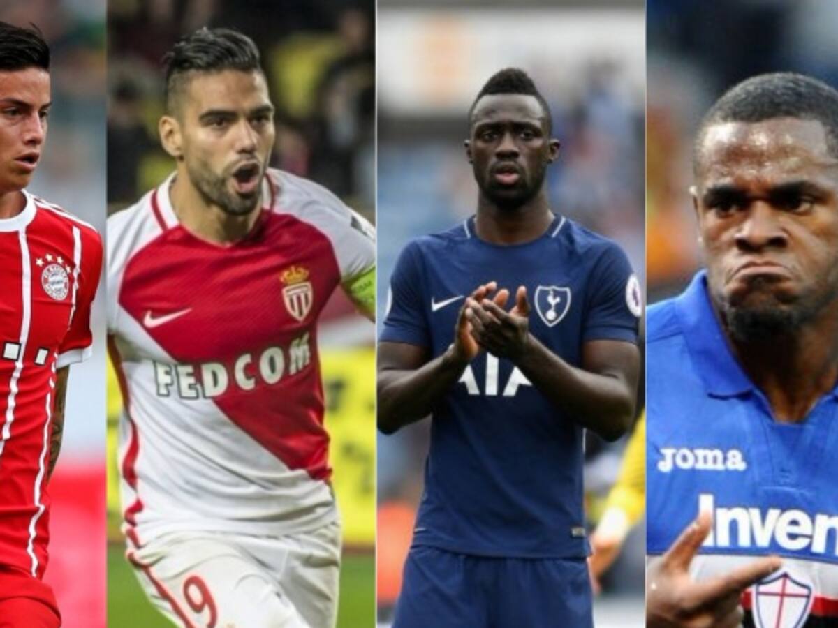 Zapata, Bacca, Arias y Muriel celebraron en Europa