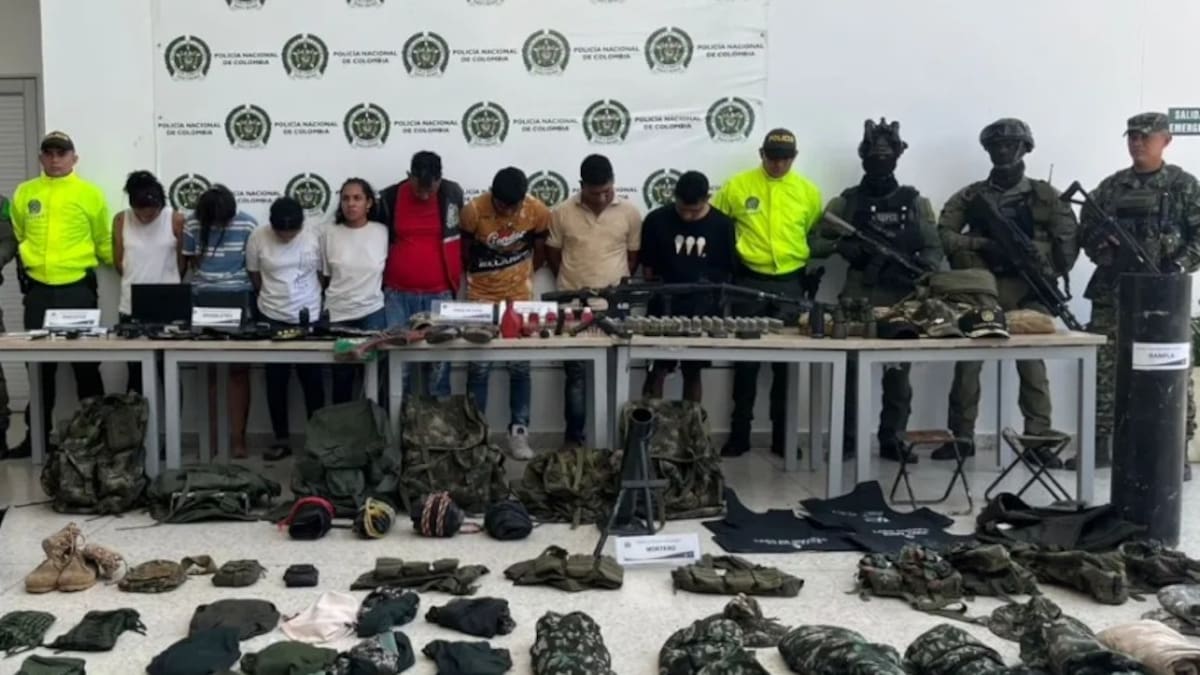 Desmantelan célula del ‘Clan del Golfo’: nueve capturados y destruido un centro de explosivos