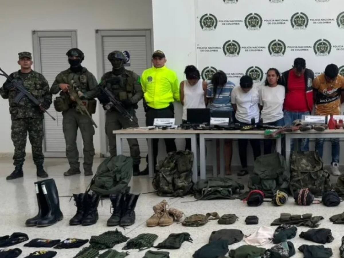 Desmantelan célula del ‘Clan del Golfo’: nueve capturados y destruido un centro de explosivos