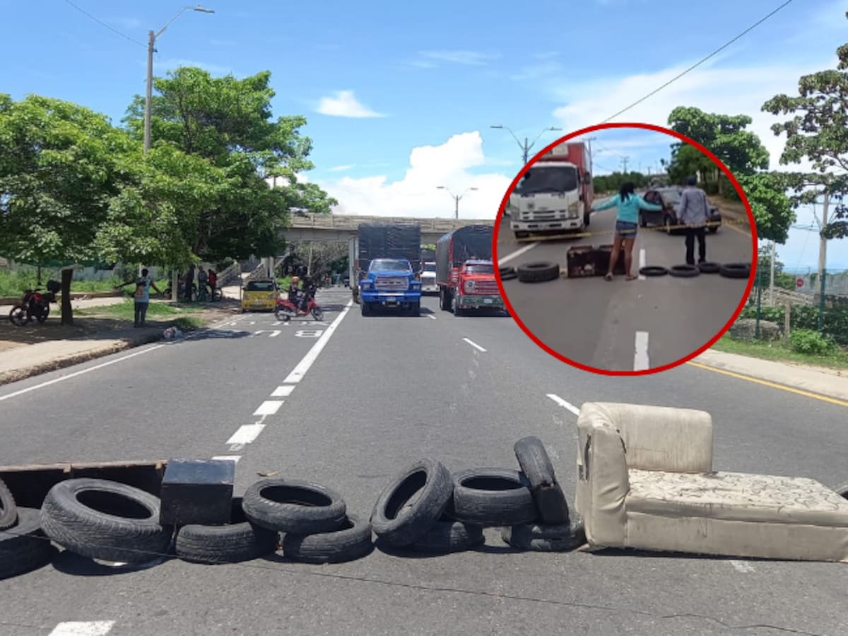 Bloqueo en la Circunvalar afecta el tránsito entre Barranquilla y Soledad: tenga en cuenta