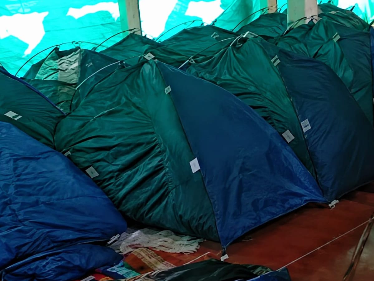 Más de 300 personas de Cajibío llegaron desplazadas por combates a Morales, Cauca