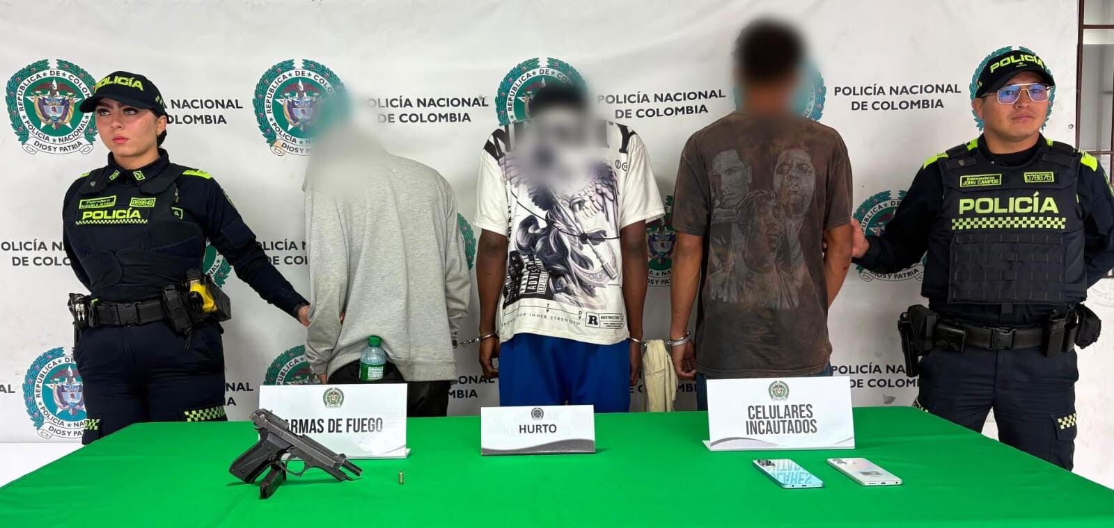 Capturan a delincuentes que se dedicaban a robar en Barrios Unidos: tenían 19 anotaciones por hurto