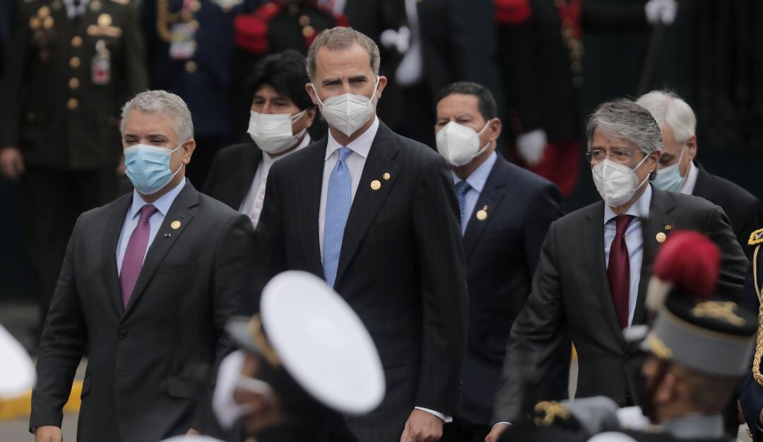 Presidente Duque y el rey Felipe VI en Perú 