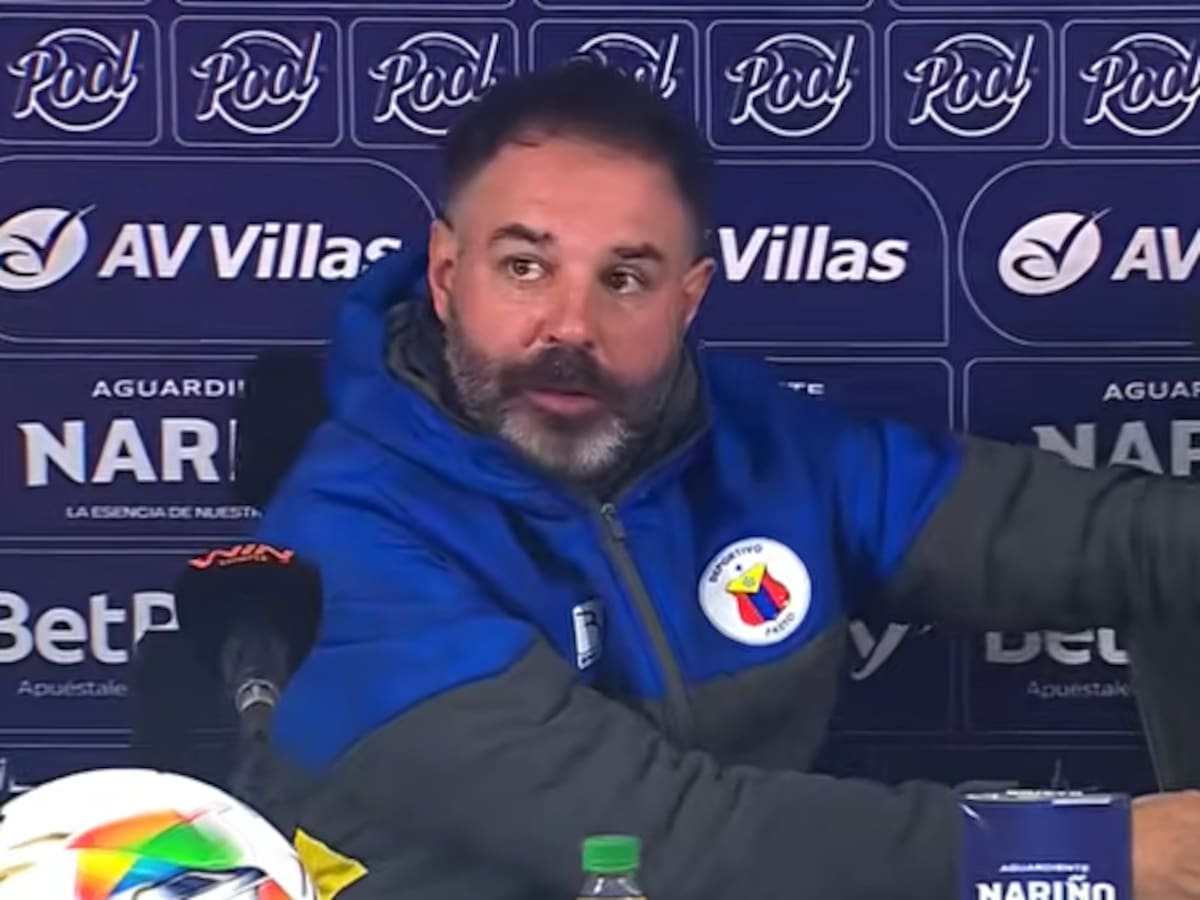 DT del Pasto protesta por arbitraje: “El 75% del país sabe contra quién estábamos jugando”