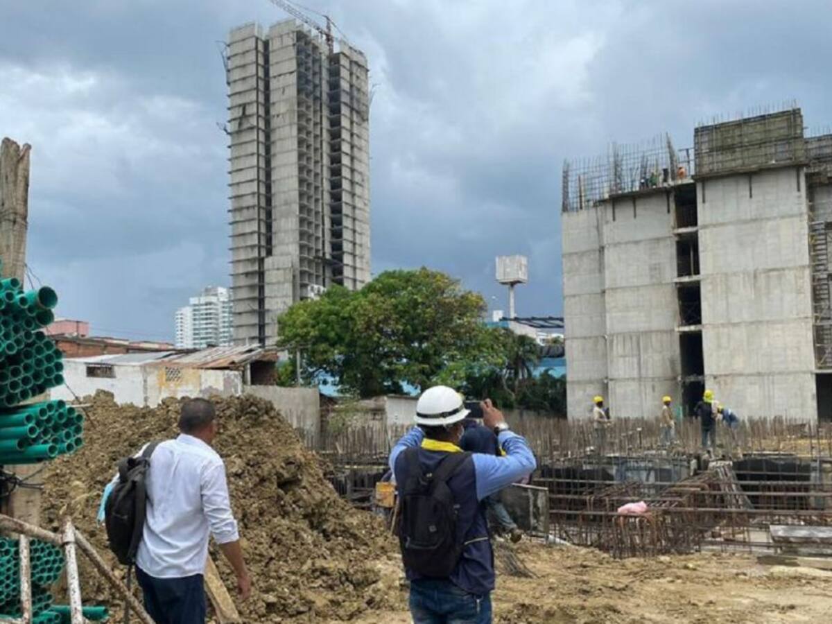 Dos construcciones residenciales selladas por el Cuerpo Élite en Cartagena