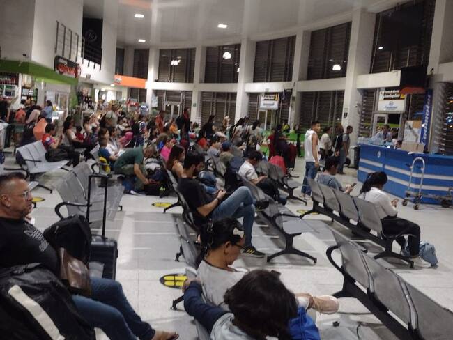 Pasajeros desde Bogotá, Medellín, Florencia, Putumayo.