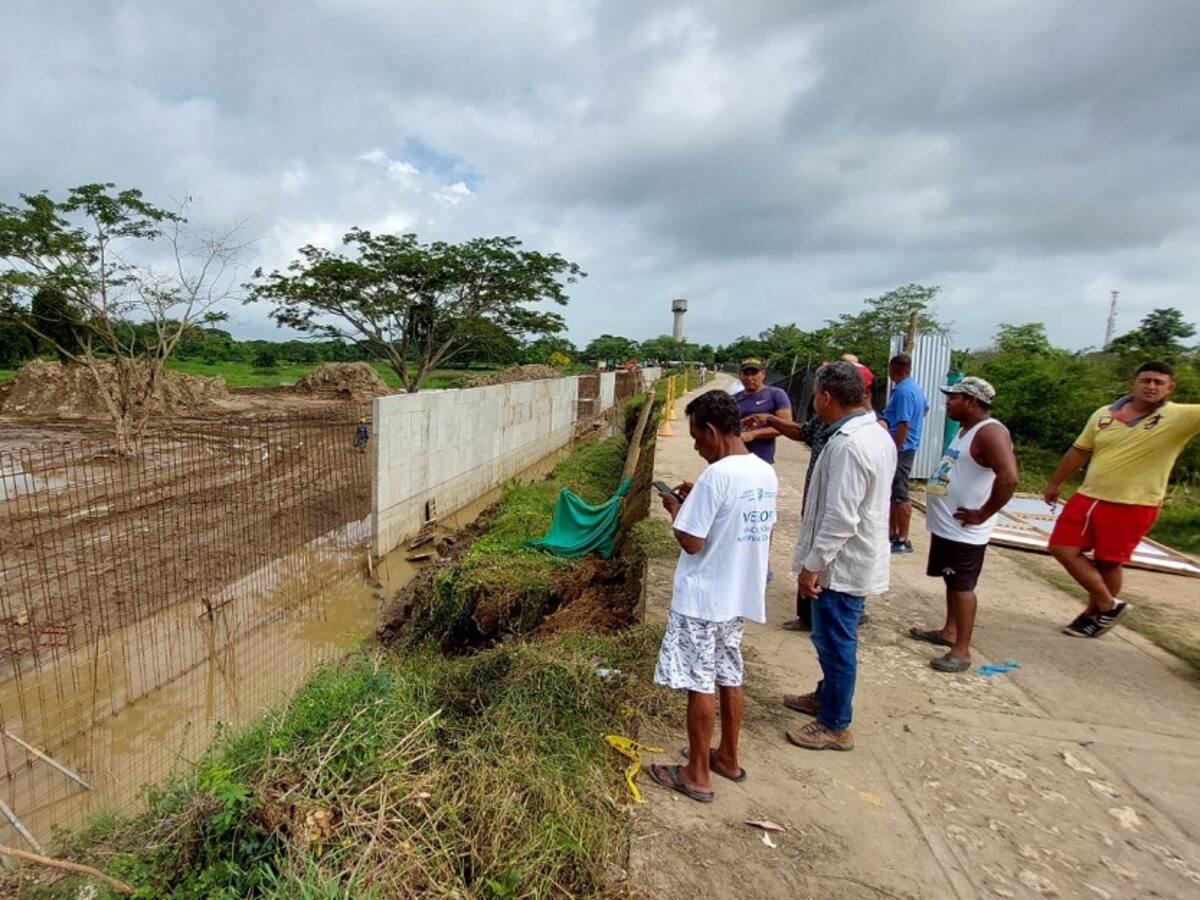 No podemos dormir: habitantes de Santa Lucía por nivel del Canal del Dique