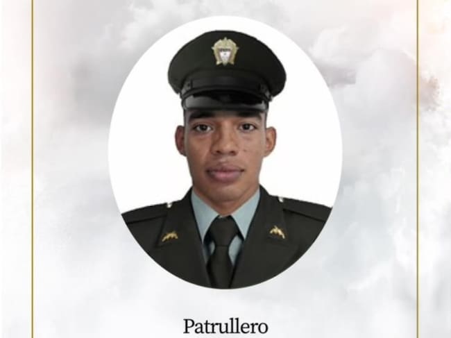 Patrullero asesinado en la costa pacífica caucana. Crédito: Policía NAcional.