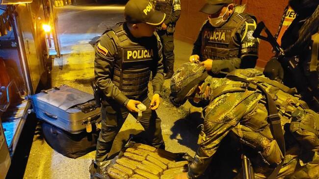 La droga quedó a disposición de la Fiscalía.