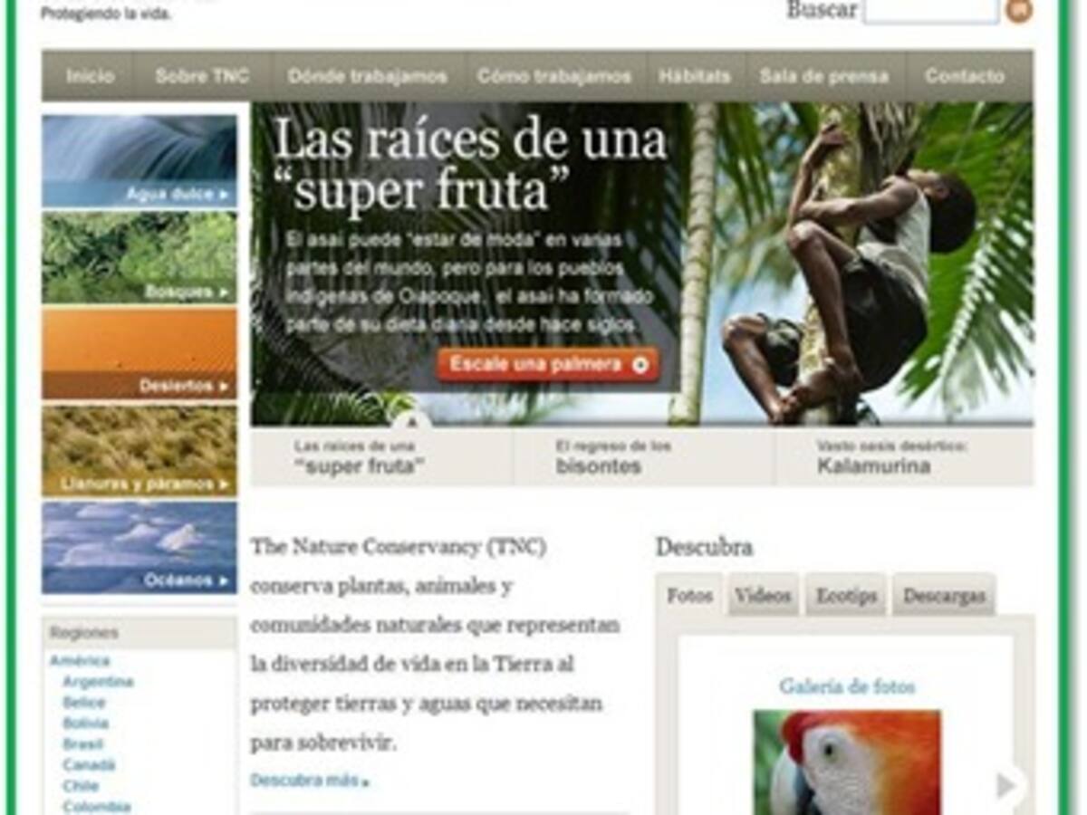 The Nature Conservancy anuncia el lanzamiento de su nuevo sitio global en habla hispana