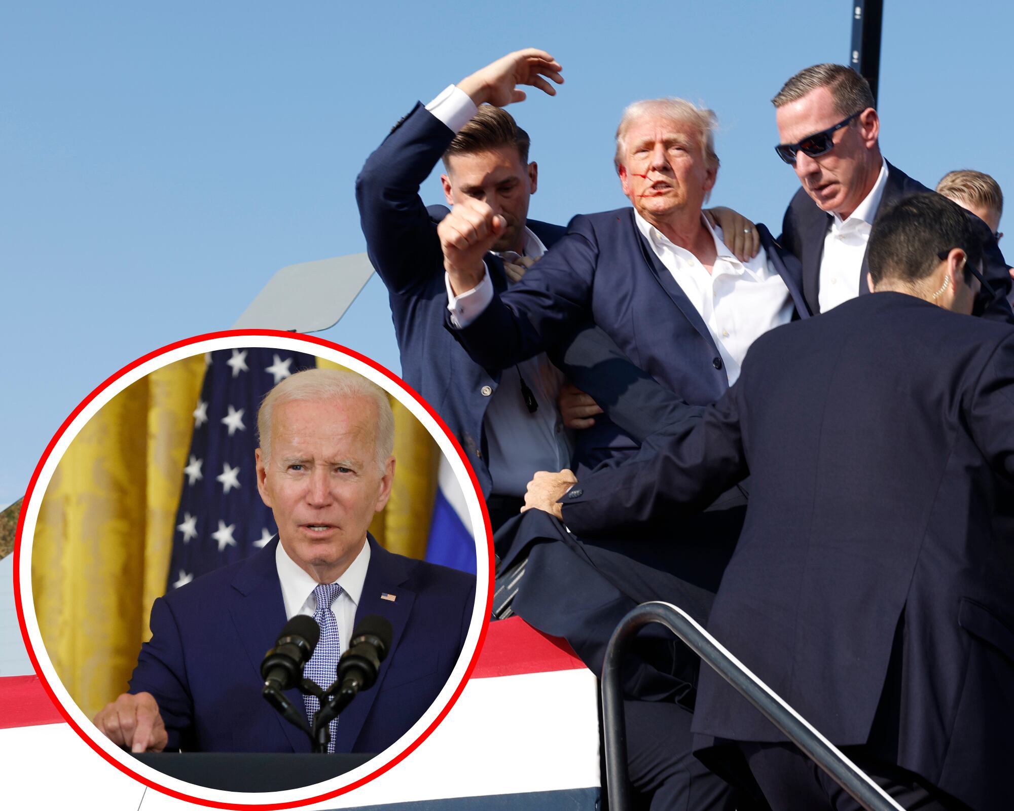 Tras el intento de asesinato a Trump, el presidente Joe Biden se dirigió a la nación diciendo que el país necesita "bajar la temperatura a la política".
(Foto: Getty / Caracol Radio )