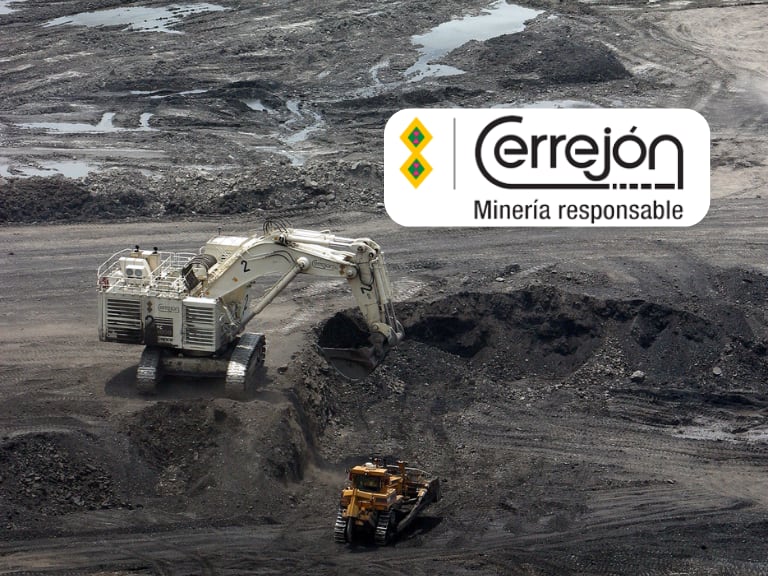 El cerrejón en La Guajira (Colprensa) / Logo de Carbones El Cerrejón