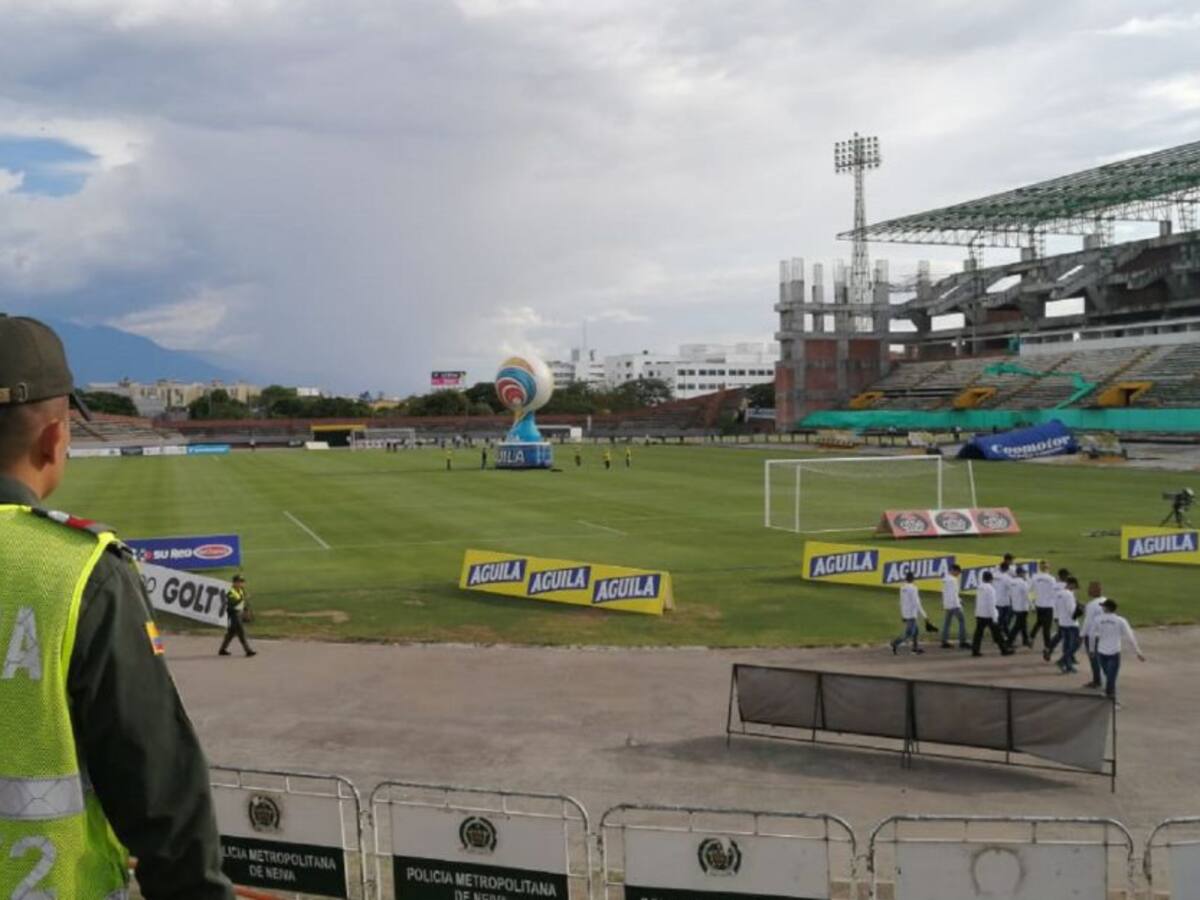 180 policías blindarán el estadio de Neiva