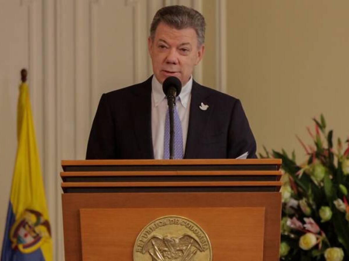 Santos participará del debate sobre los beneficios de la paz