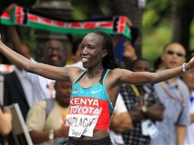 La keniata Edna Kiplagat se impuso en la prueba de Maratón del mundial de Rusia