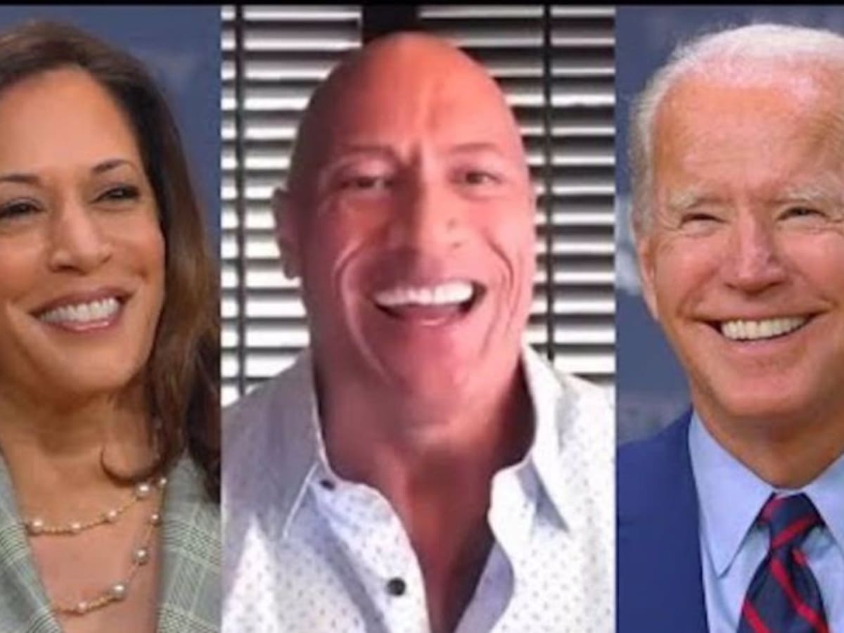 'La Roca' anunció que votará por Joe Biden en las elecciones de EE.UU.