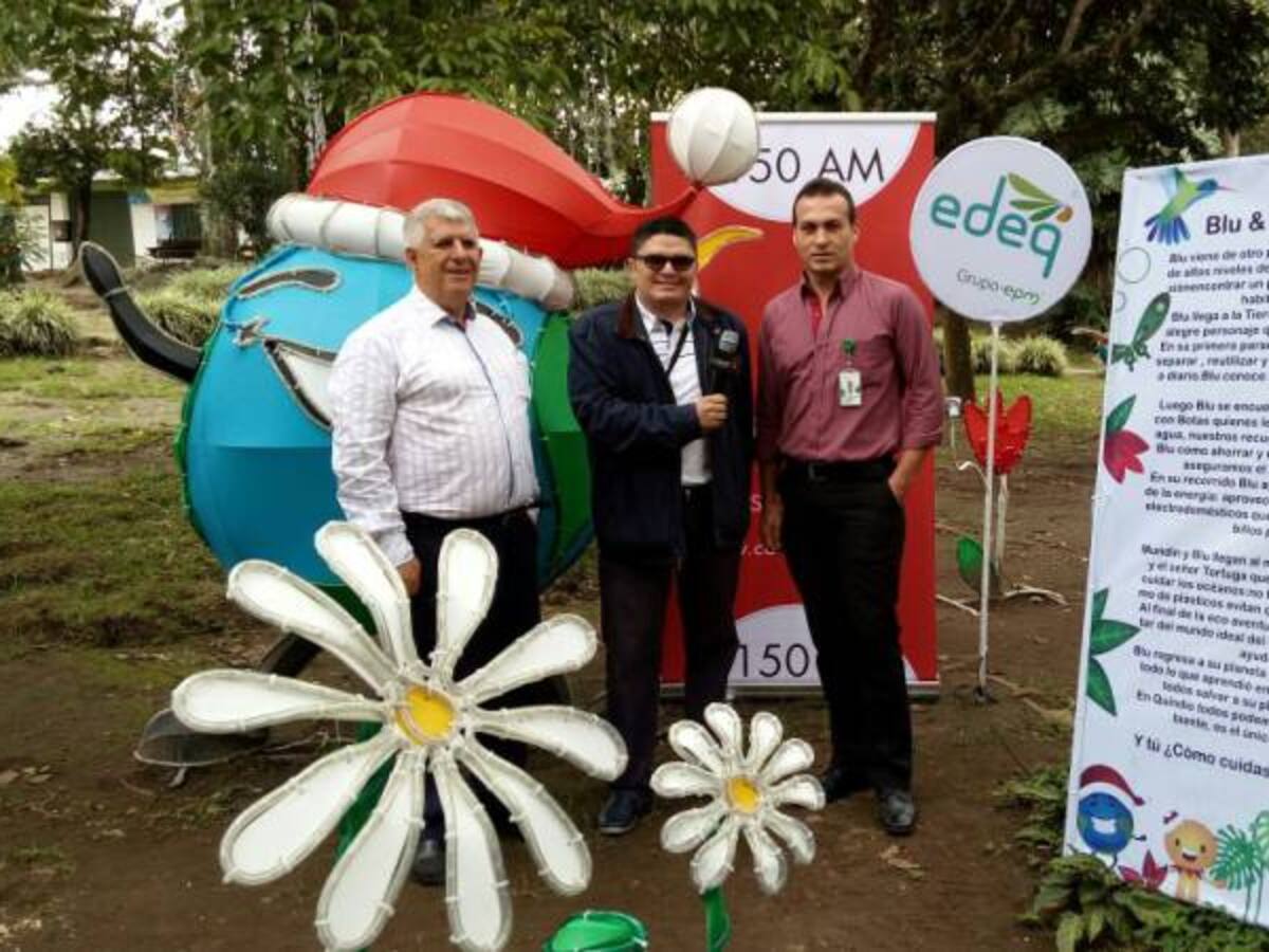 Parque de la Vida de Armenia iluminado en navidad