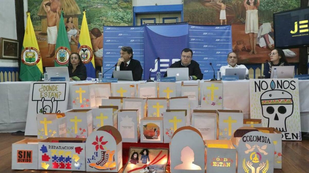 La magistrada Reinere Jaramillo, JEP