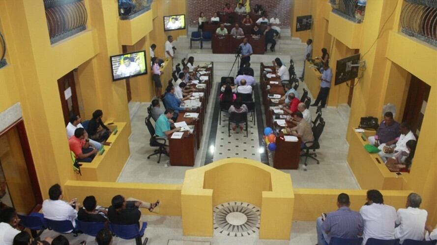 Concejales y exconcejales de Cartagena son señalados de haber configurado un plan para escoger a la contralora distrital, Nubia Fontalvo, cambiando votos por dádivas. Foto: Concejo de Cartagena
