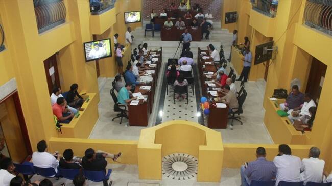 Concejales y exconcejales de Cartagena son señalados de haber configurado un plan para escoger a la contralora distrital, Nubia Fontalvo, cambiando votos por dádivas. Foto: Concejo de Cartagena