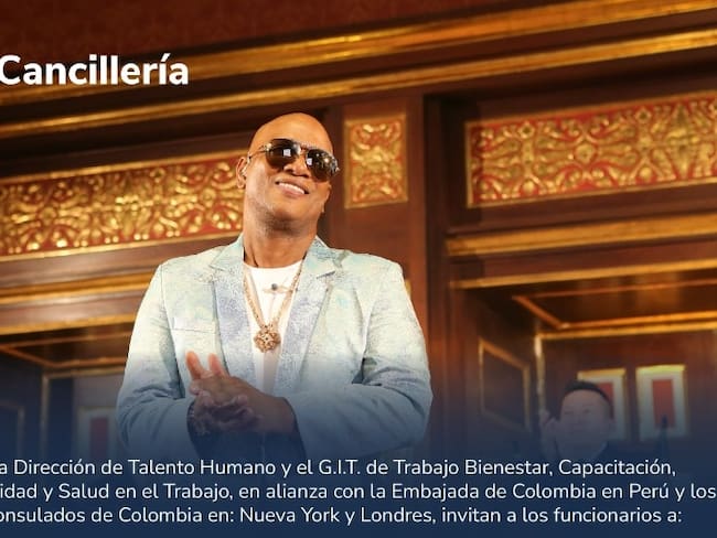 WILLY GARCÍA recibe homenaje de la Cancillería de Colombia por su trayectoria musical.