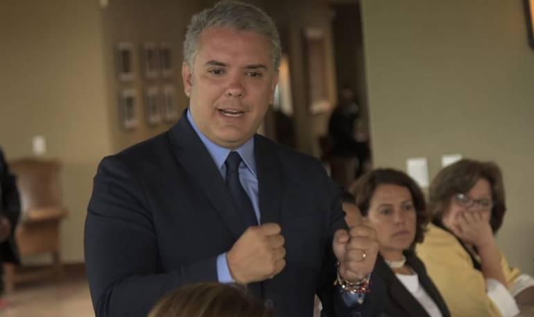 Presidente de Colombia Iván Duque 