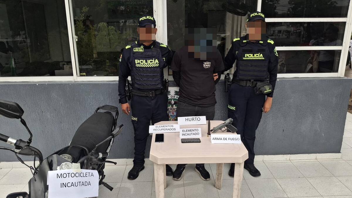 En el barrio El Socorro policía capturó a ‘Jeiquilla’ por presunto robo