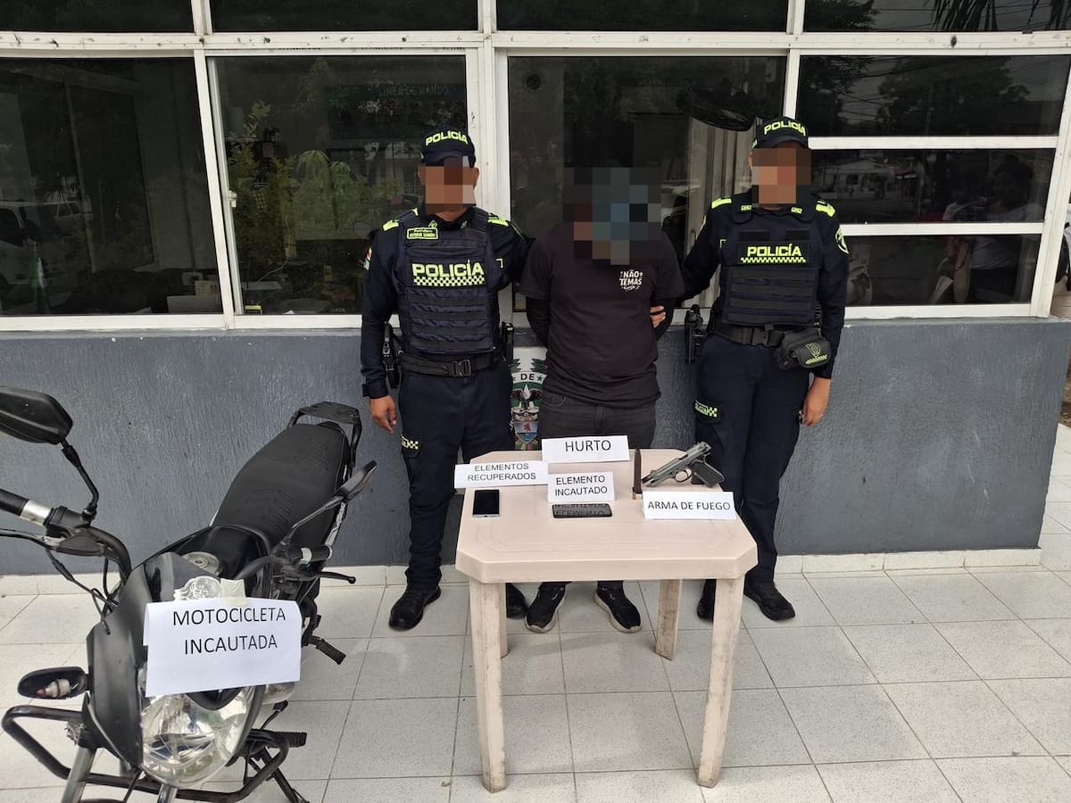 En el barrio El Socorro policía capturó a ‘Jeiquilla’ por presunto robo