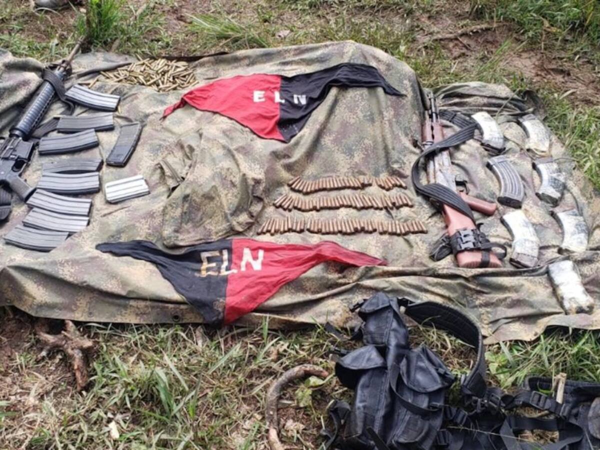 El Ejército Nacional destruyó campamentos del ELN en el Cauca