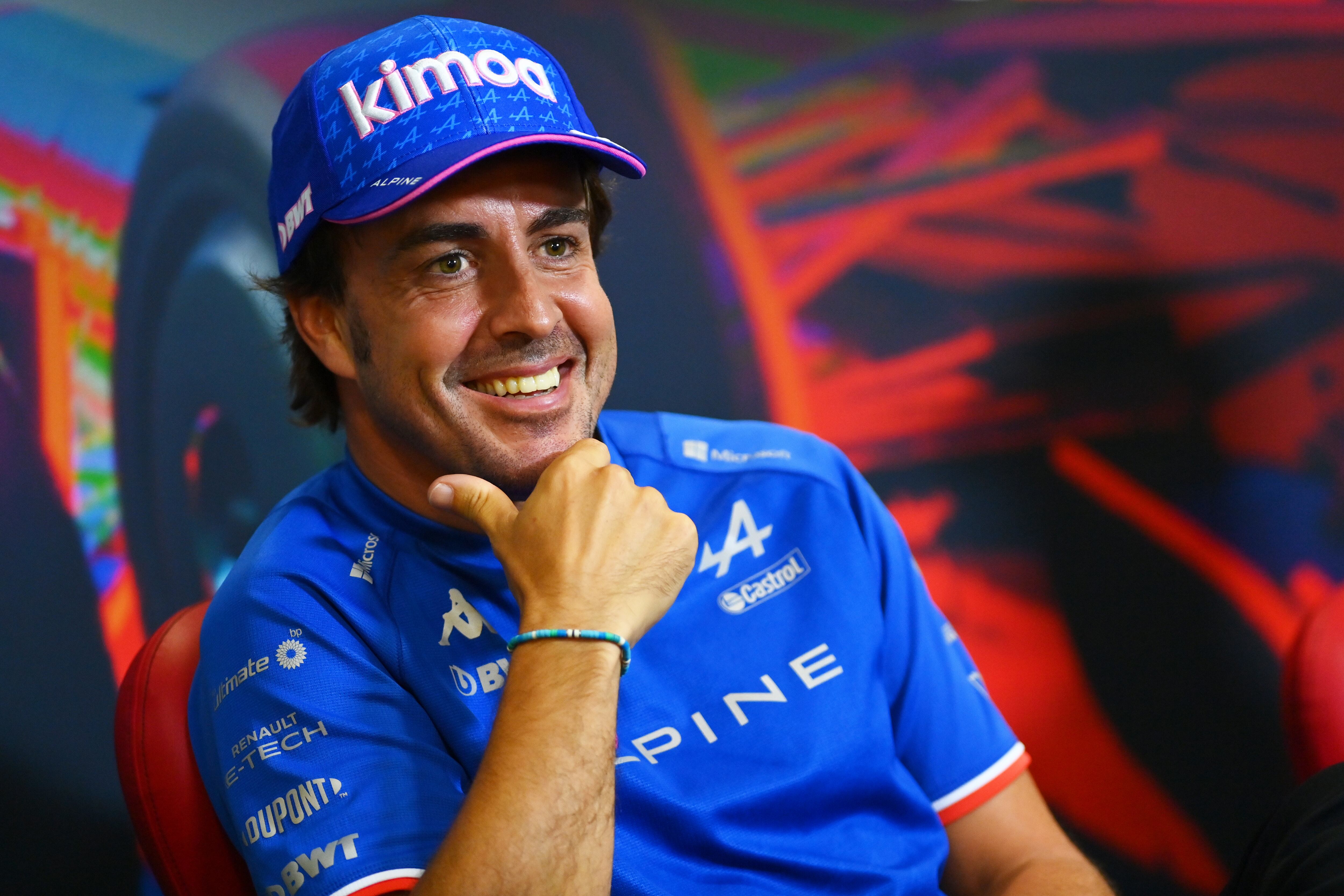 Fernando Alonso, piloto español del Alpine.