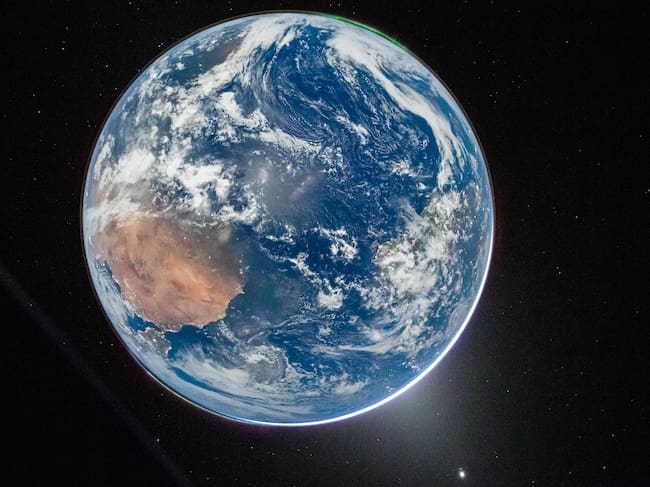 Planeta Tierra capturado por Artemis II: Crédito: NASA