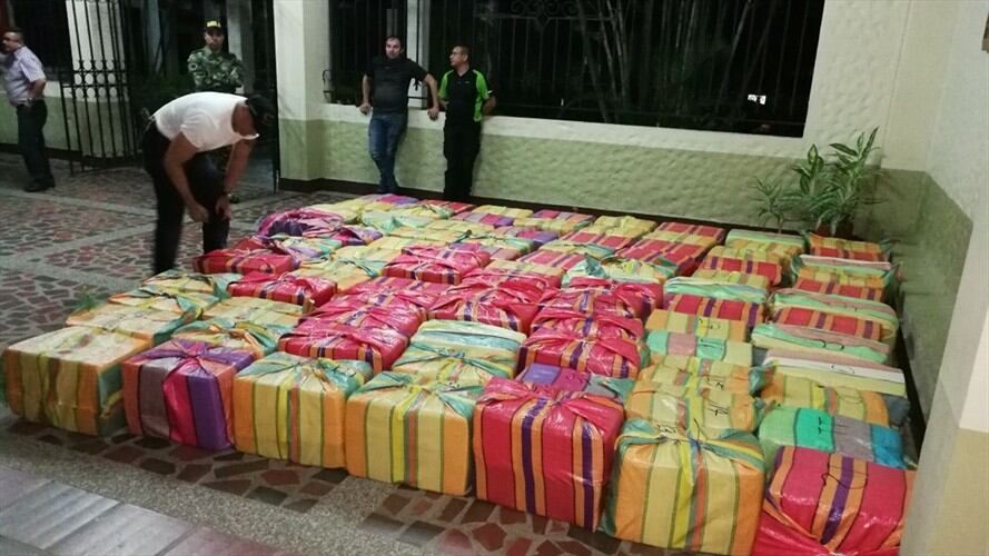 Incautan más de dos toneladas de marihuana. Foto: Fiscalía