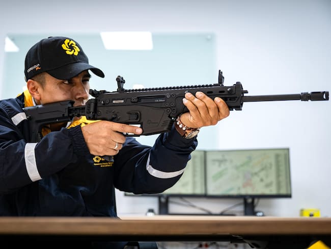 Este es el nuevo fusil desarrollado por INDUMIL. Foto: suministrada.