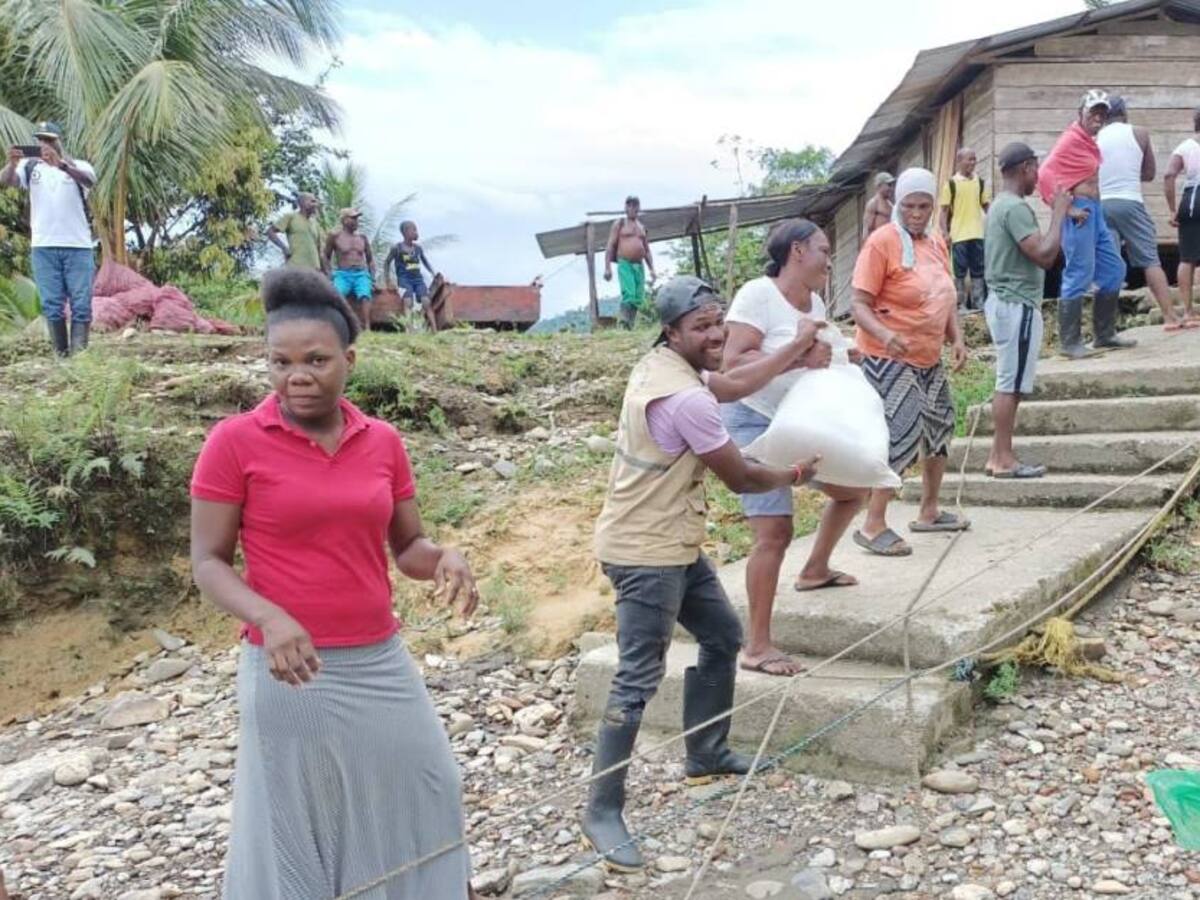Misión humanitaria atiende a 900 familias confinadas en Nóvita, Chocó