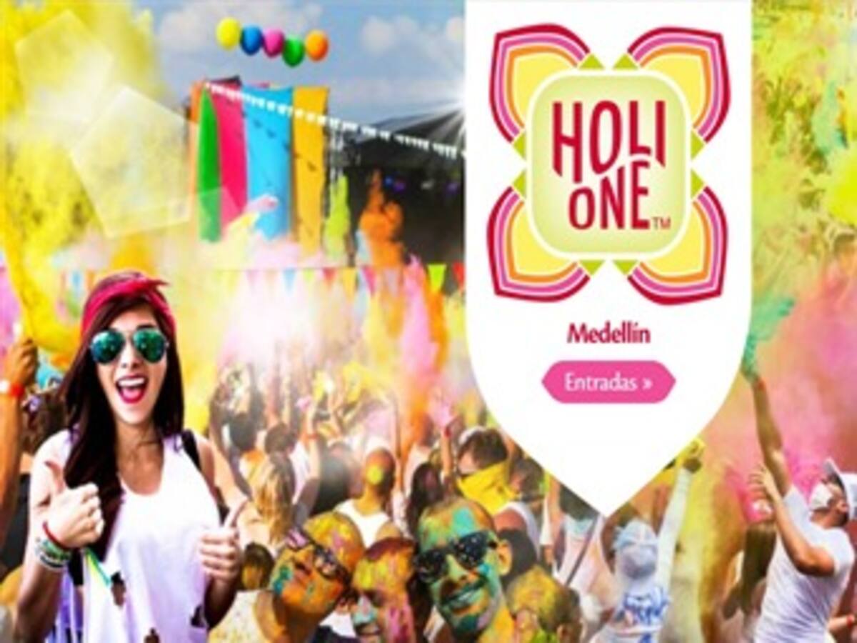 HOLI ONE: música electrónica y polvos de colores en la Feria de las Flores