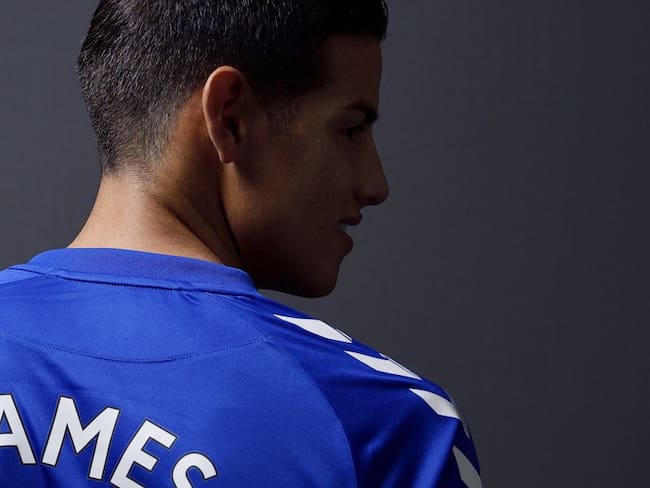 El número de camiseta que usará James Rodríguez en el Everton