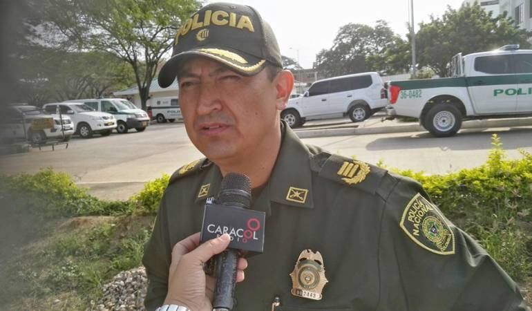 Coronel George Quintero comandante de la Policía de Norte de Santander